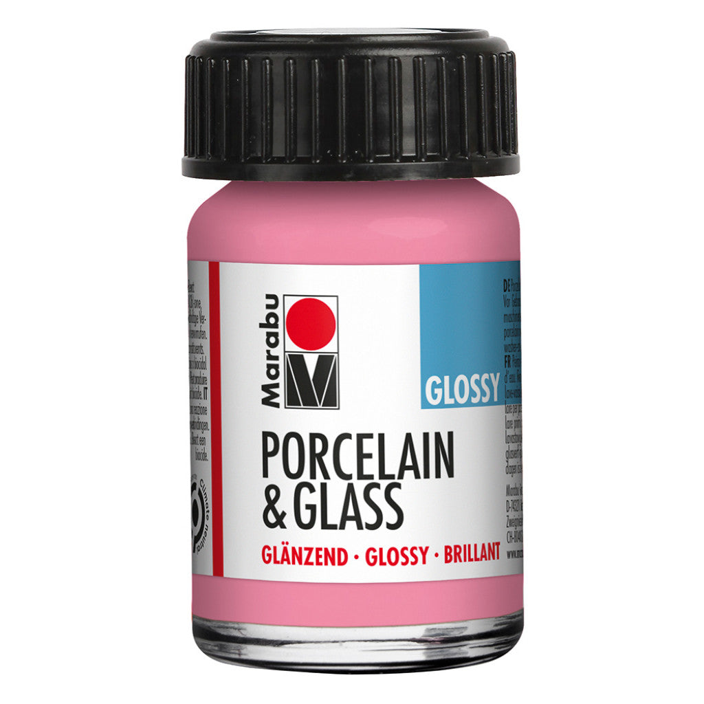 Marabu Porcelain & Glass Blank 15ml - 133 Rosa