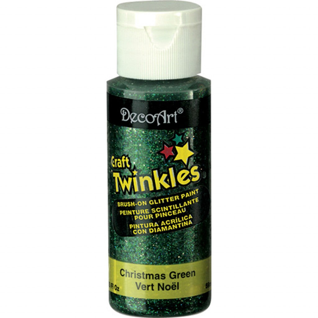 DecoArt - Craft Twinkles Glitter Paint 59ml - Christmas Green