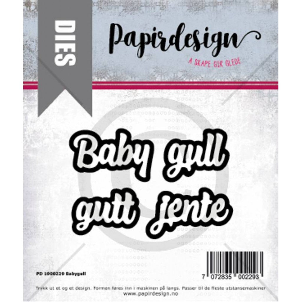 Papirdesign - Die Babygull