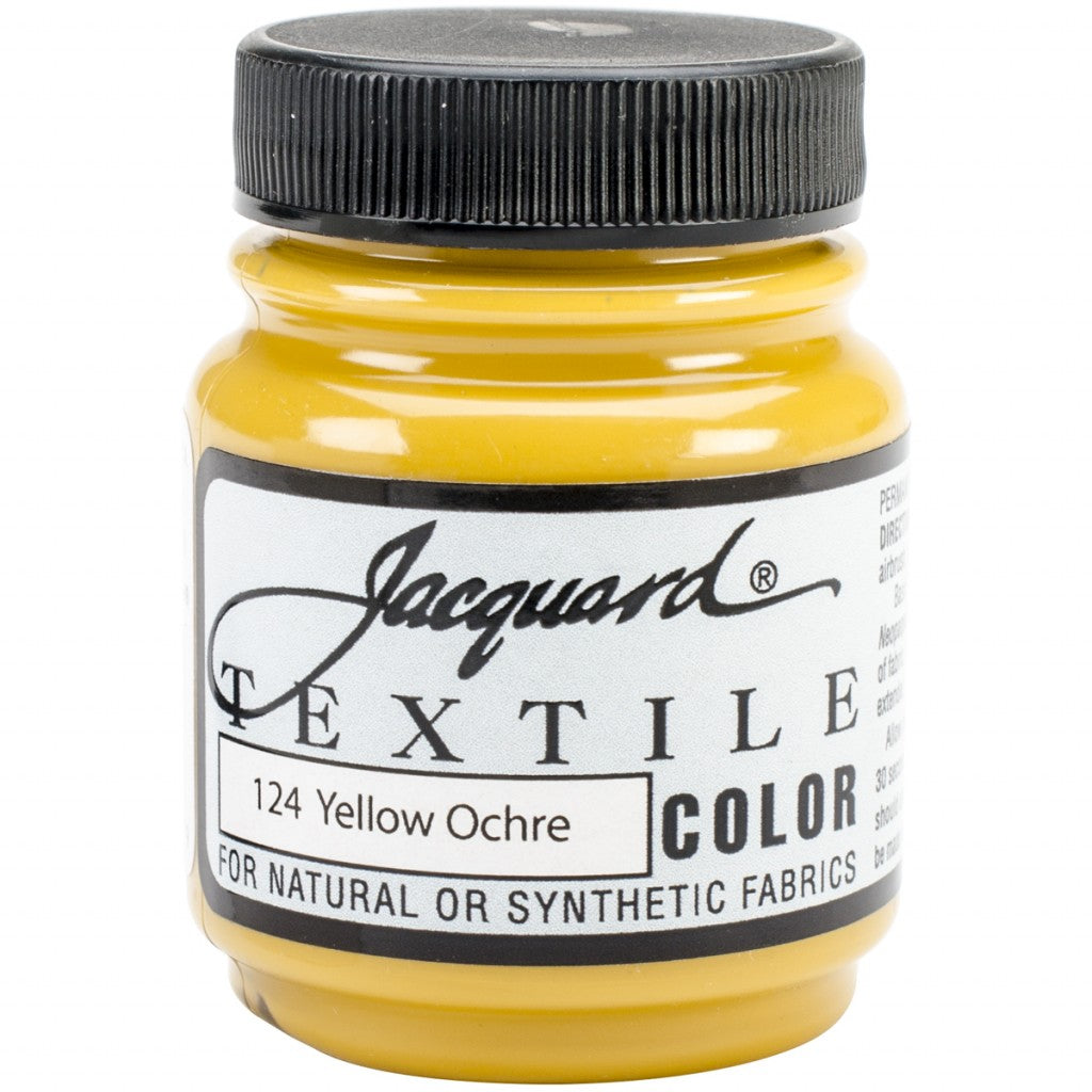 Jacquard Textile Color Tekstilmaling 67ml - 124 Yellow Ochre