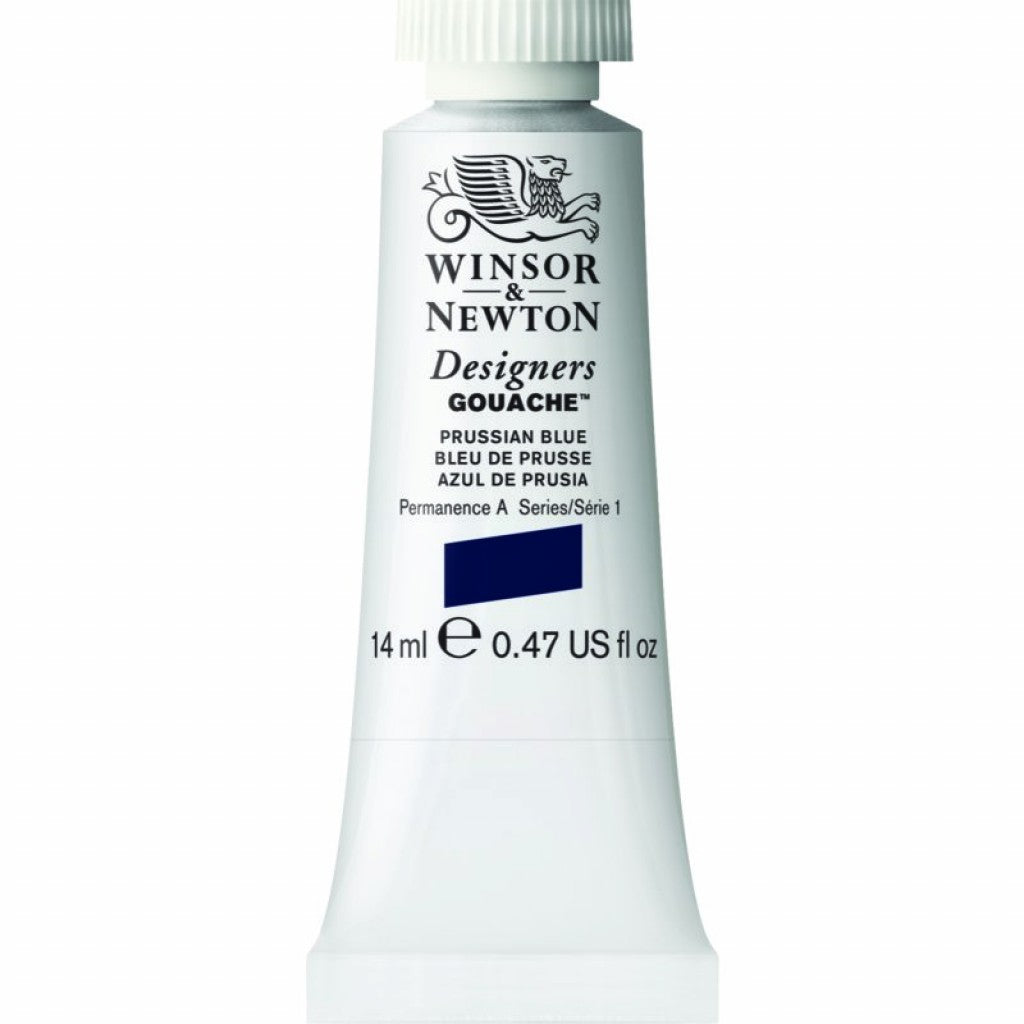 W&N - Designers Gouache 14ml - 538 Prussian Blue