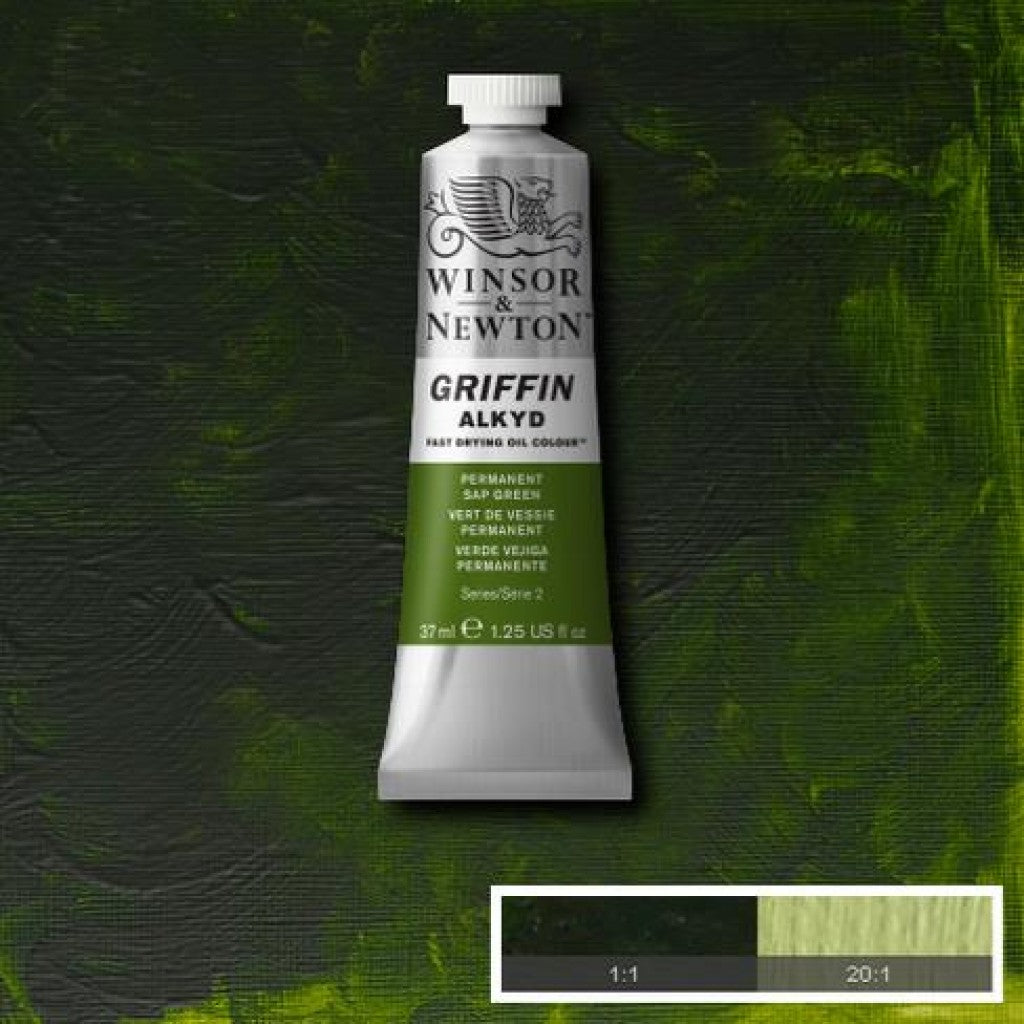 W&N - Griffin Alkyd 37ml - 503 Permanent Sap Green