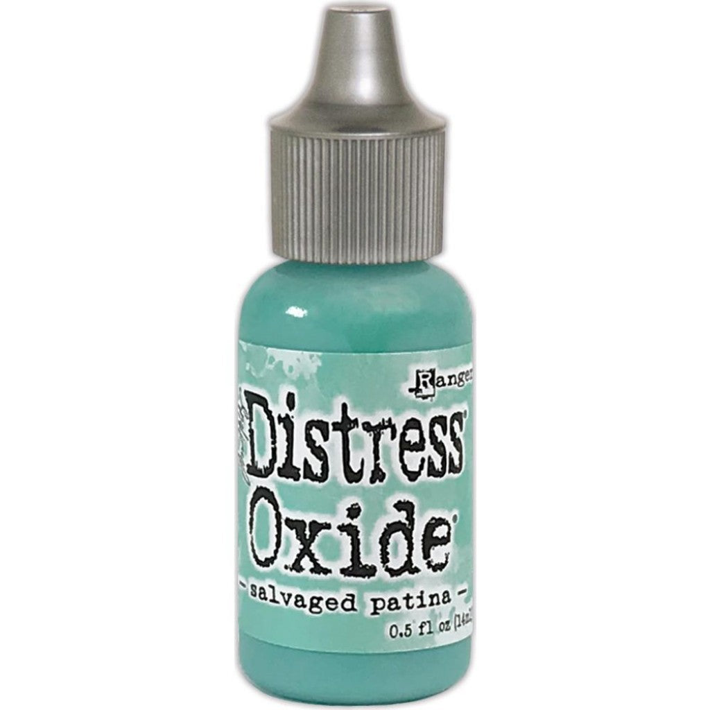 Stempelblekk Tim Holtz Distress Oxides Reinker - Salvaged Patina