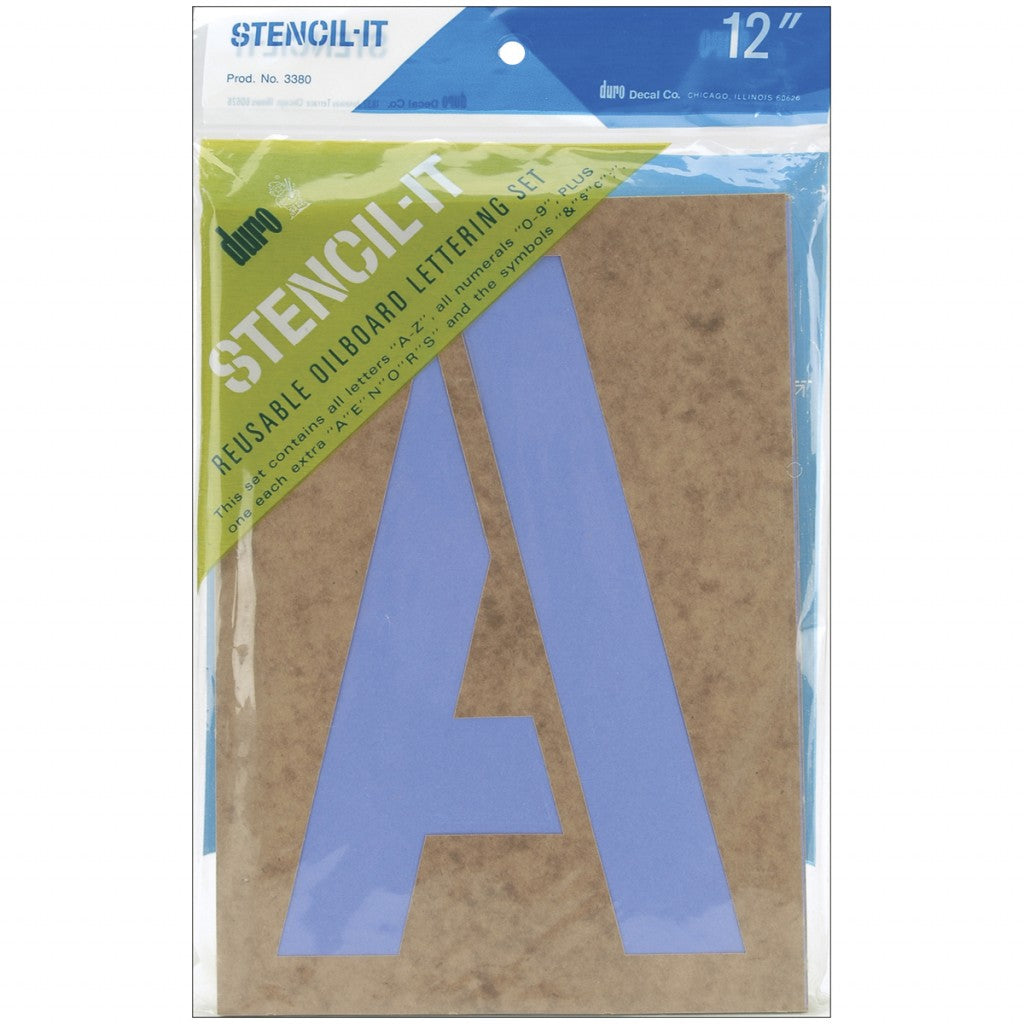 Stencil-It Reusable Lettering Set - 30,3cm (12")