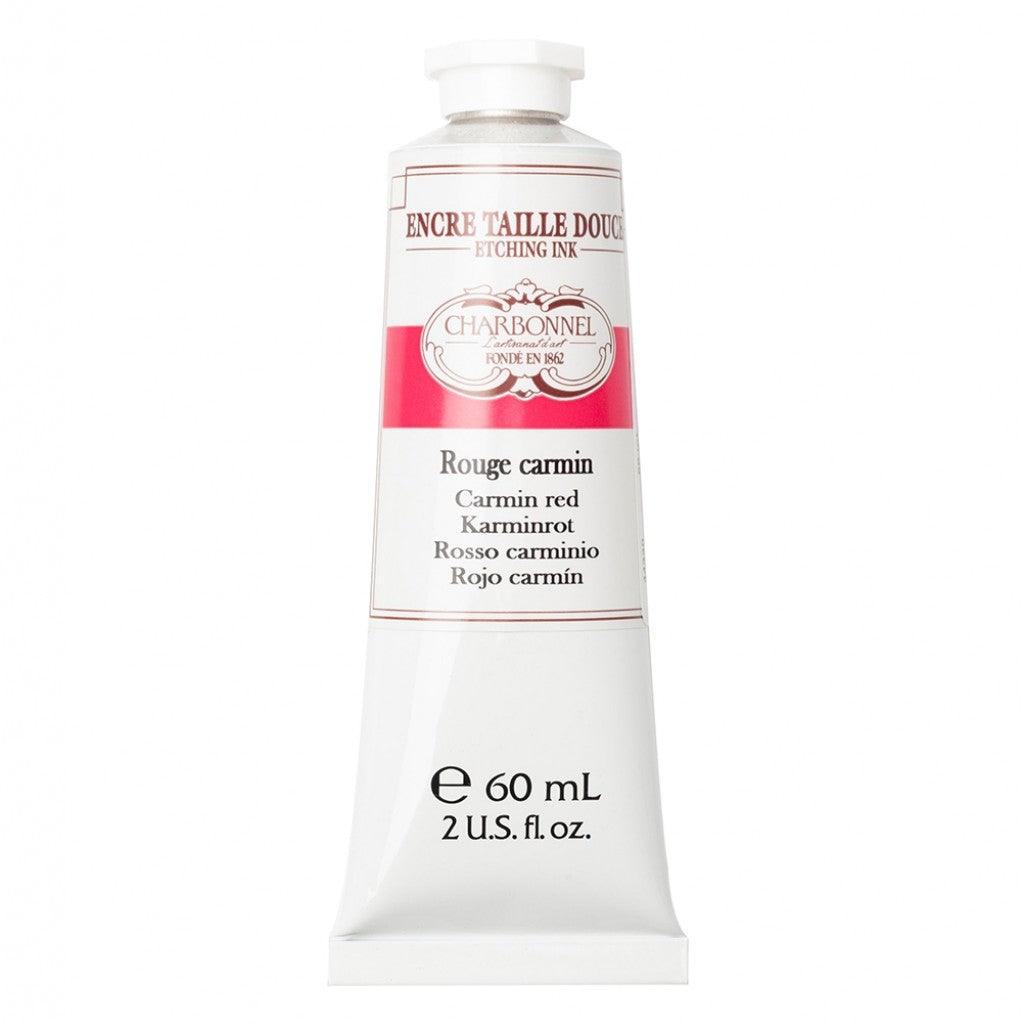 Charbonnel - Etching Ink 60ml - Carmine Red - HobbyHimmelen
