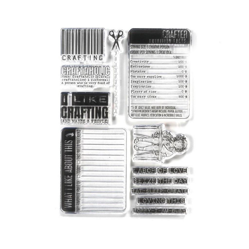 Elizabeth Craft Clear Stamps - Craft Studio 2