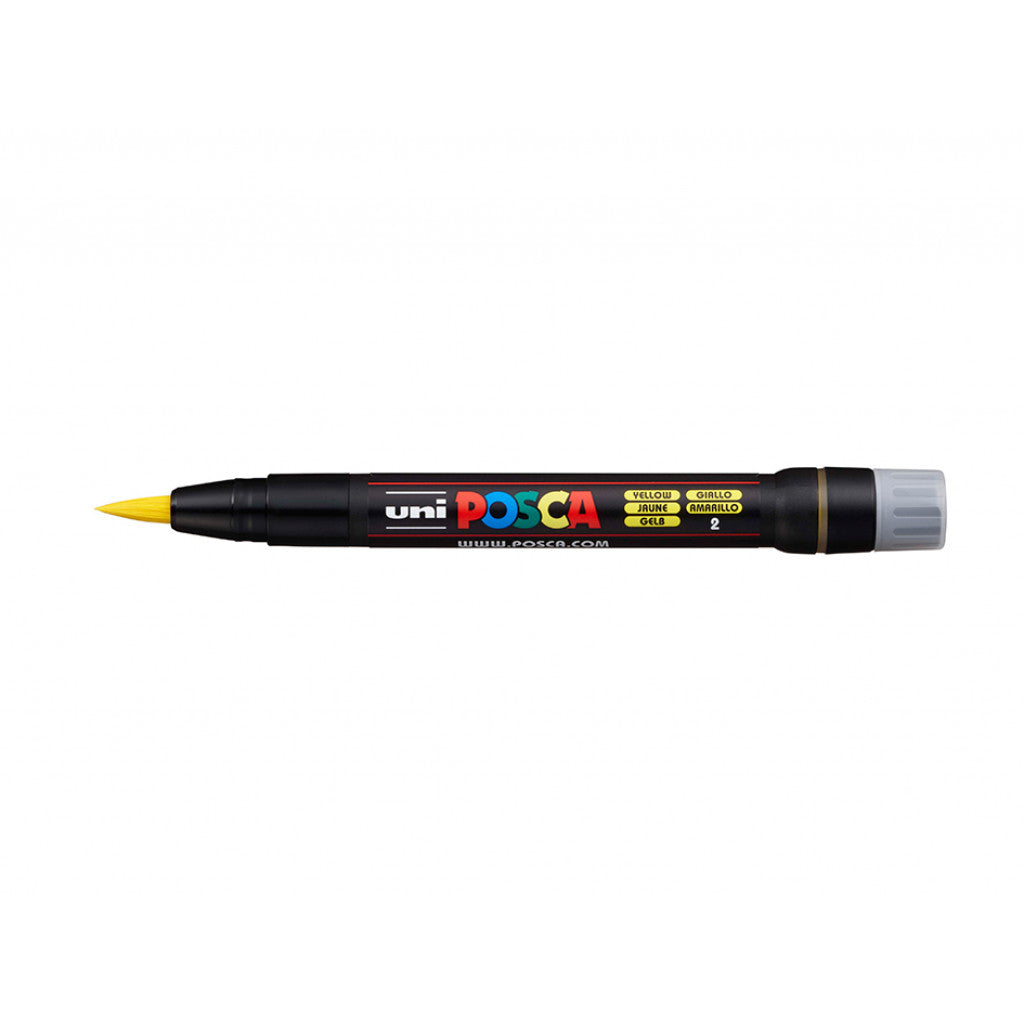 Uni POSCA PCF-350 - Brush 1-10mm - 2 Yellow
