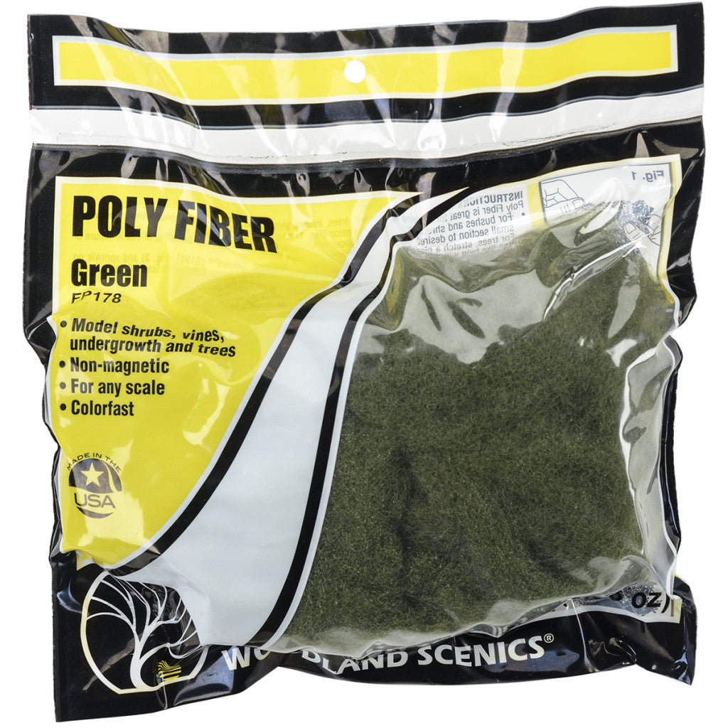 Woodland Scenics Poly Fiber 16g - Green