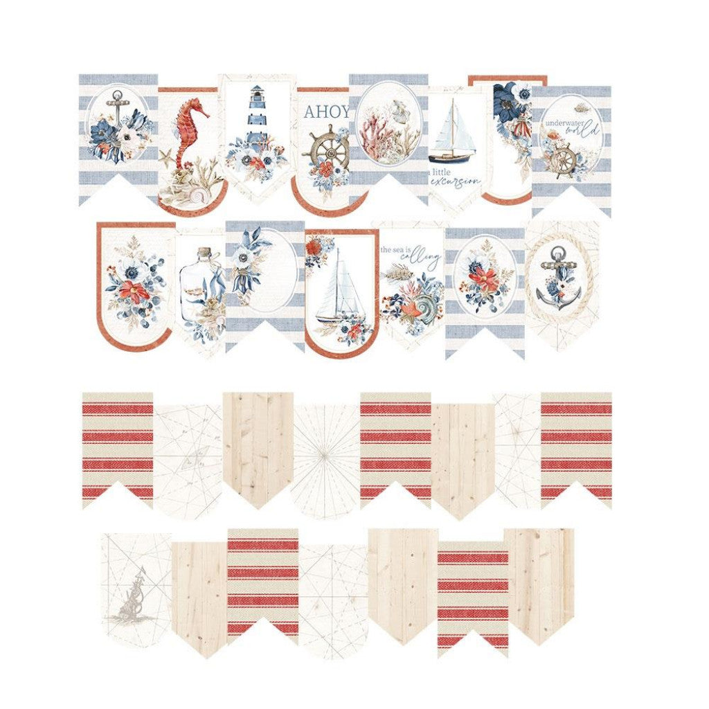 Sea La Vie Cardstock Die-Cuts 15stk - Banner