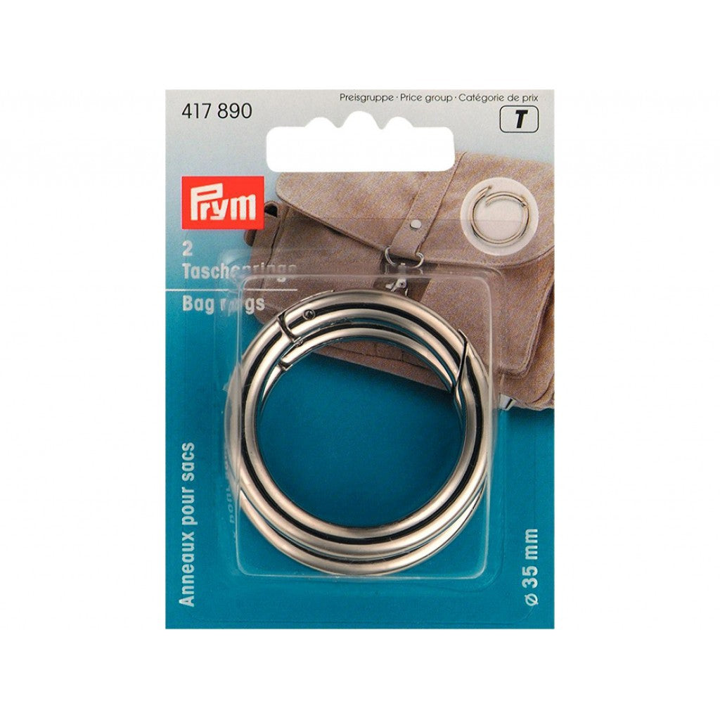 Prym Veskeringer 35mm 2 stk. Sølv