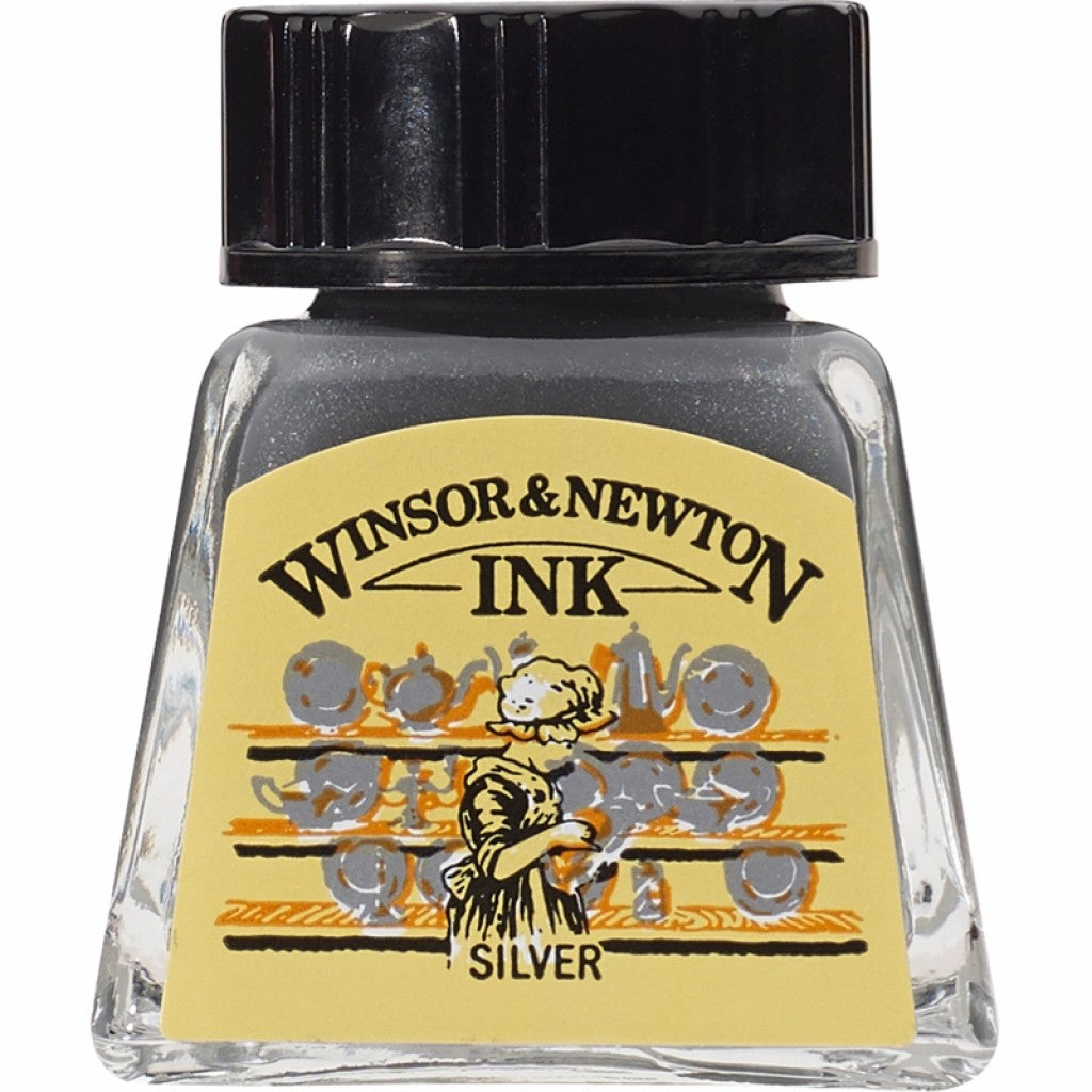 W&N - Drawing Ink 14ml - 617 Silver