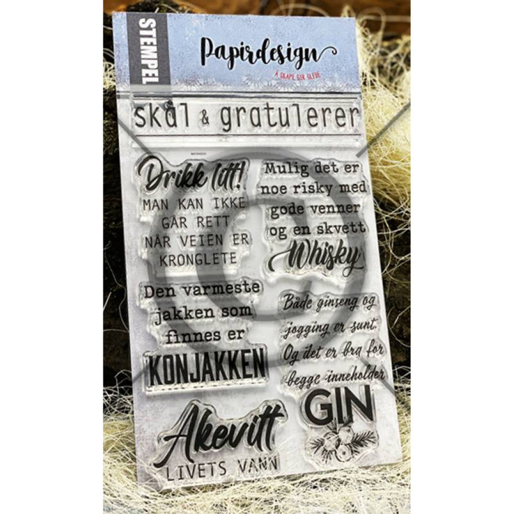 Papirdesign - Stempel Whiskey