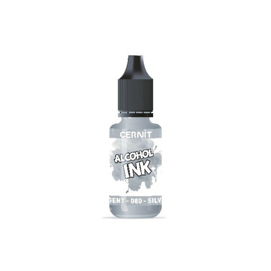 Cernit Alcohol Ink 20ml - 080 Silver