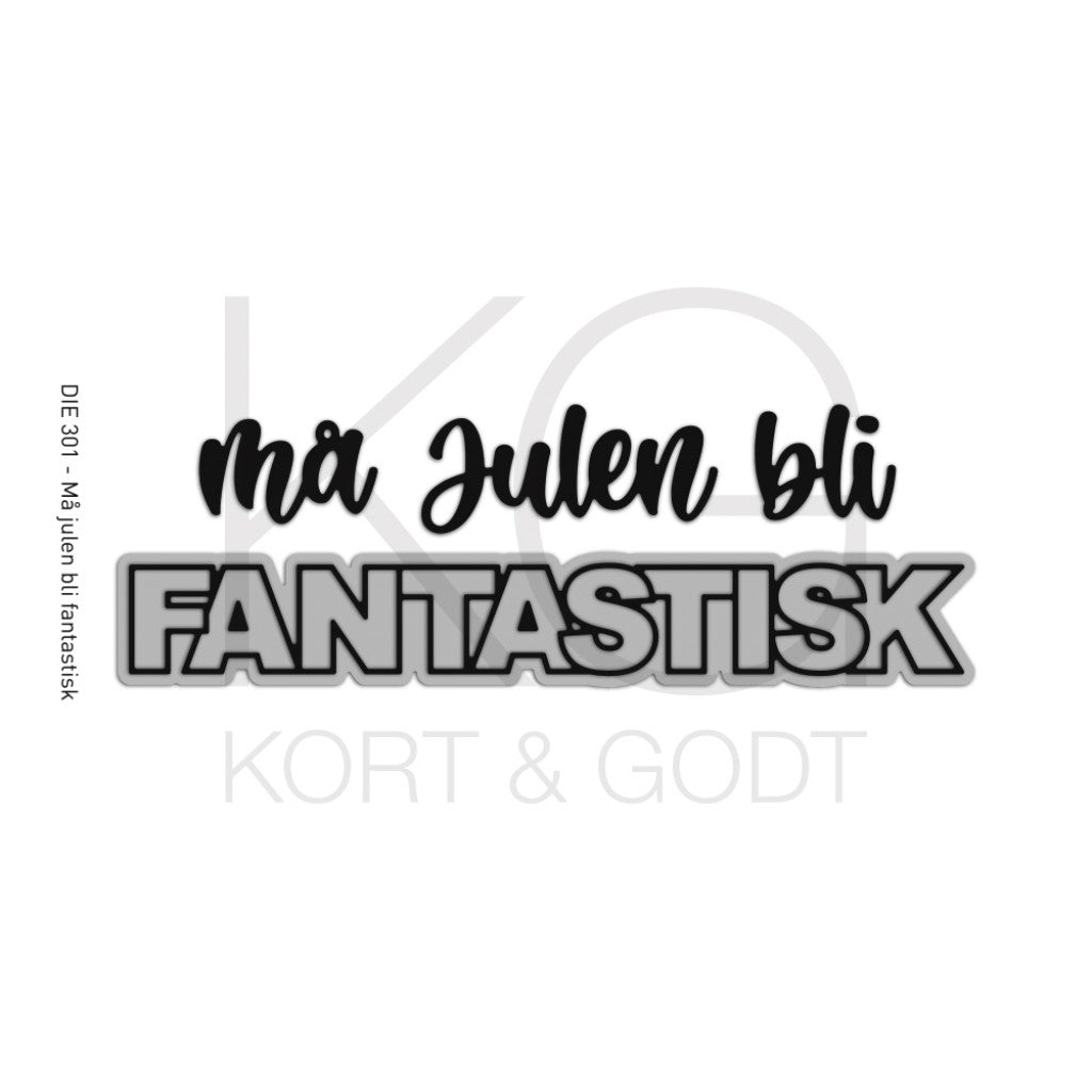 Kort & Godt Die m skygge - Fantastisk