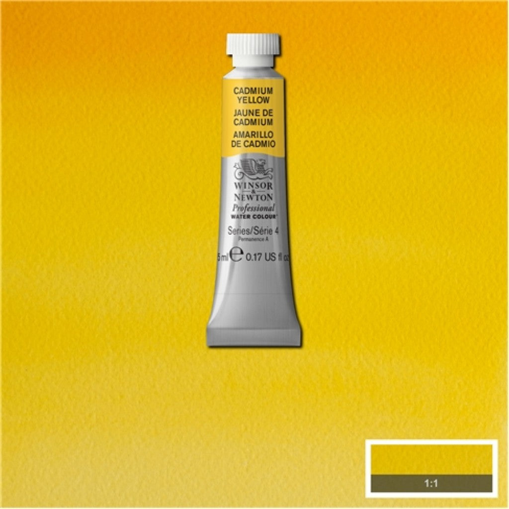 W&N - Artists Water Colour 5ml - 108 Cadmium Yellow
