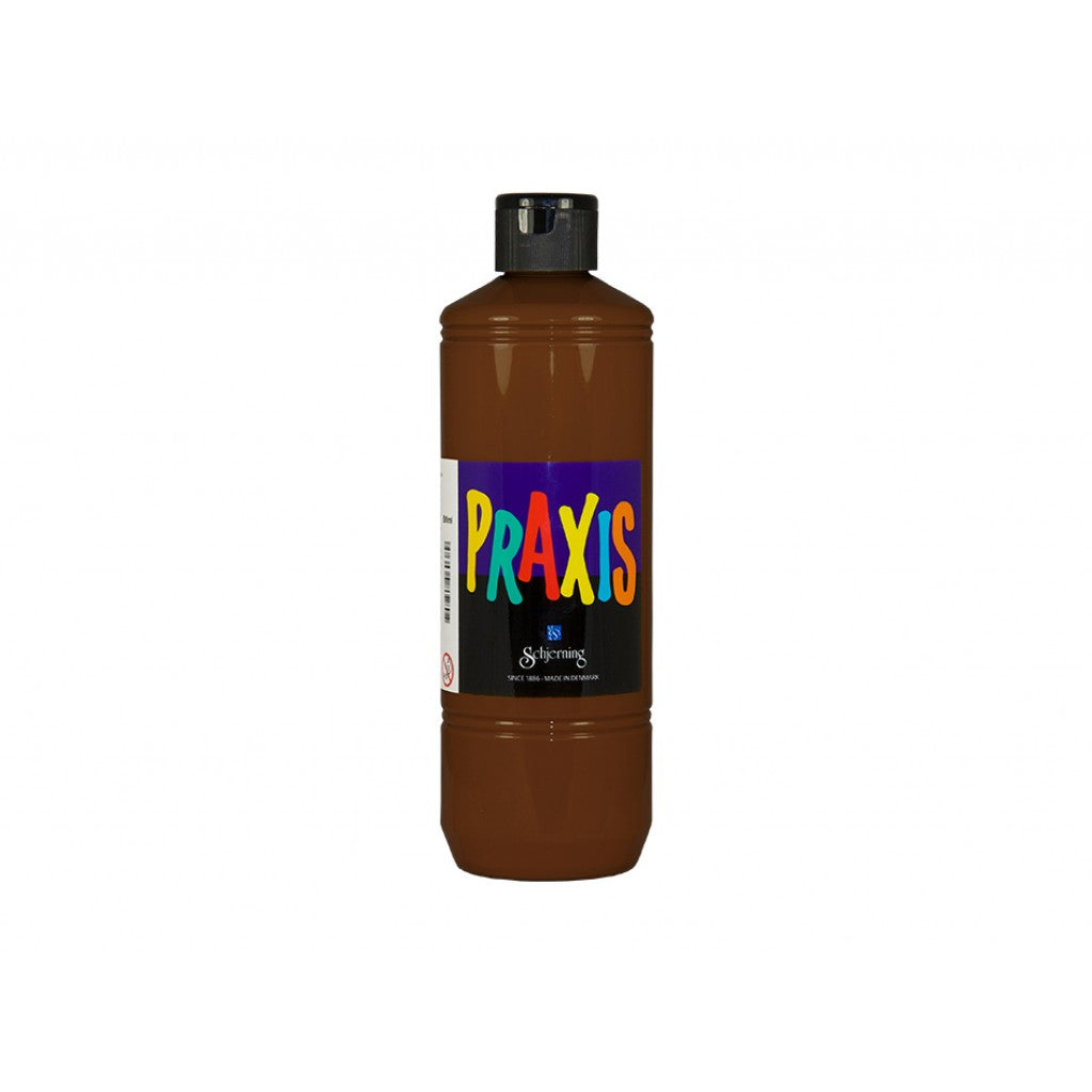 Schjerning Praxis Skolefarge 500ml - 2332 Brun