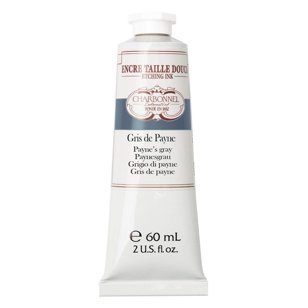 Charbonnel - Etching Ink 60ml - Paynes Grey - HobbyHimmelen