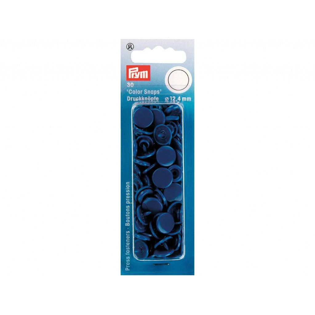 Prym Non-sew Color Snaps - Ø12.4 - Blå