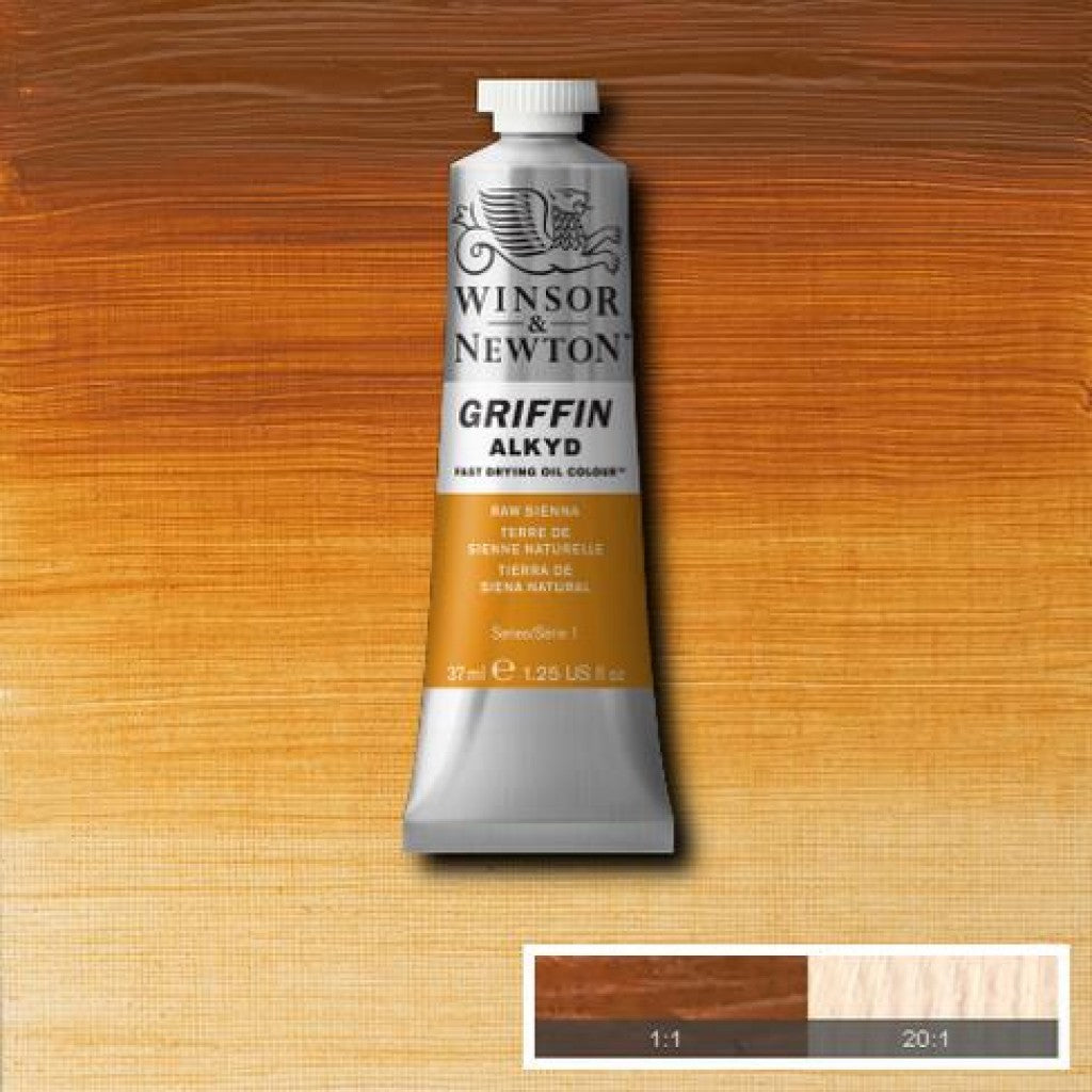 W&N - Griffin Alkyd 37ml - 552 Raw Sienna