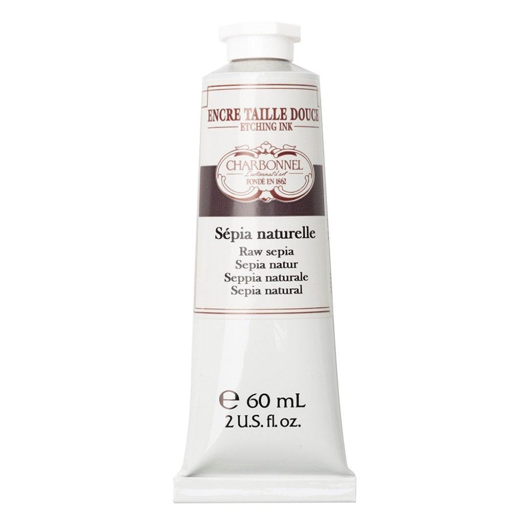 Charbonnel - Etching Ink 60ml - Raw Sepia - HobbyHimmelen