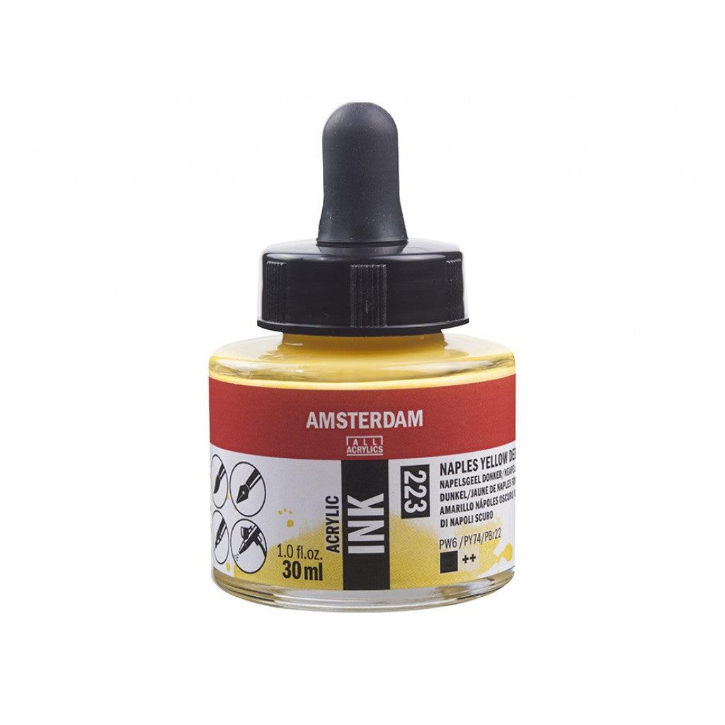 Amsterdam Ink 30ml - 223 Naples Yellow - HobbyHimmelen