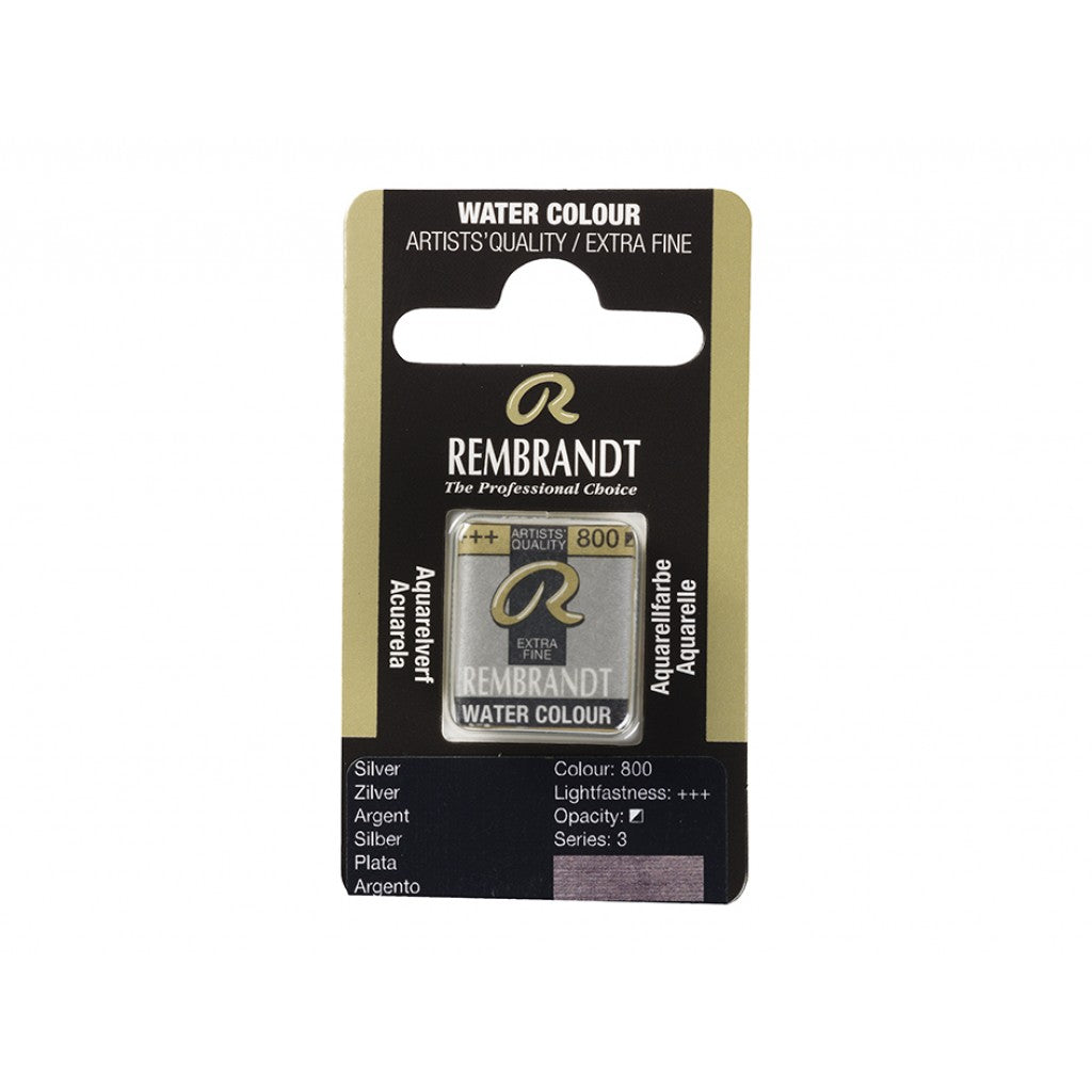 Rembrandt Akvarell Halfpan - Silver 800