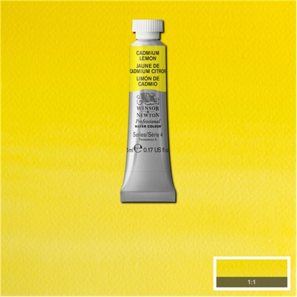 W&N - Artists Water Colour 5ml - 086 Cadmium Lemon