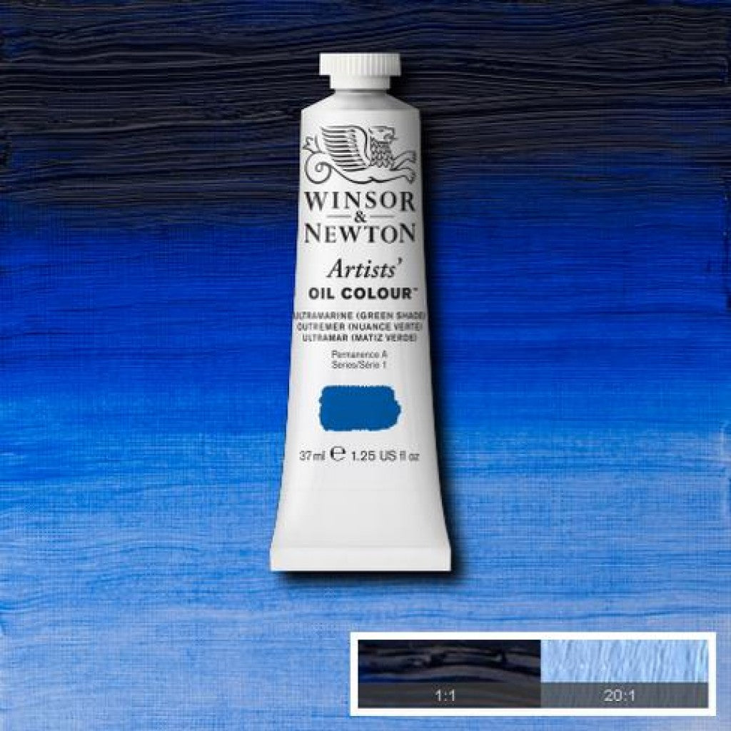 W&N - Artists Oil 37ml - 667 Ultramarine(Green Shade)