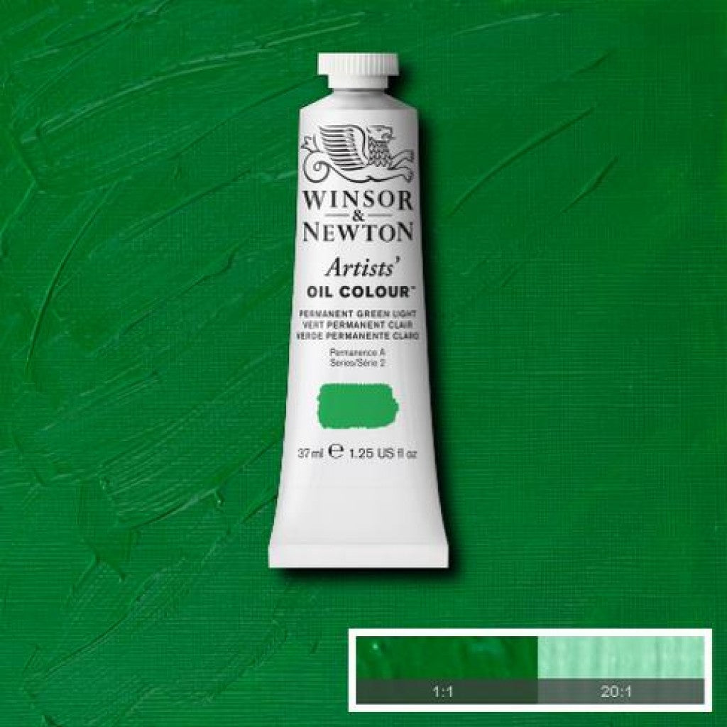 W&N - Artists Oil 37ml - 483 Permanent Green Light
