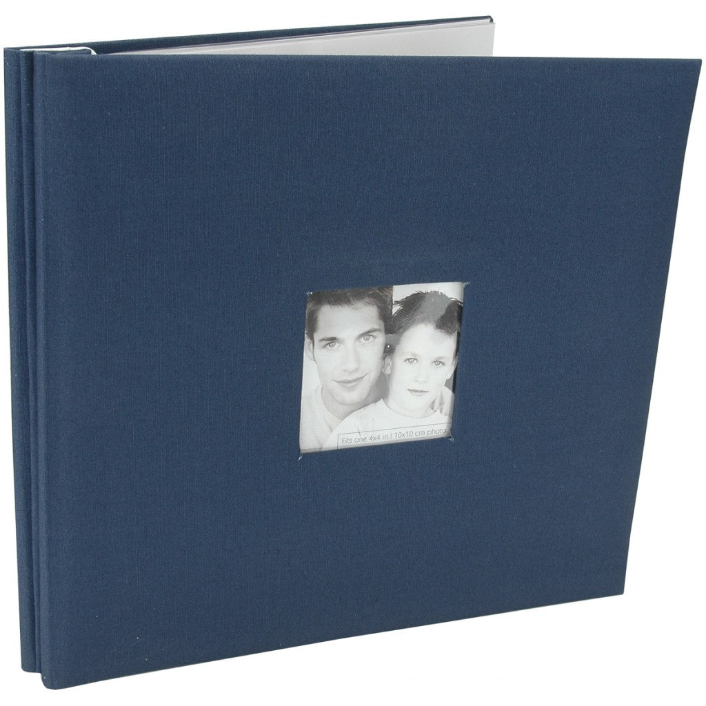 MBI Album Post Bound 12"X12" (30x30cm), Fashion Fabric - Blue