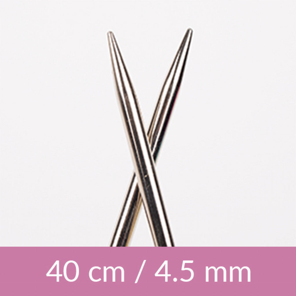 Drops Rundpinne Metall, 40cm - 4.50mm