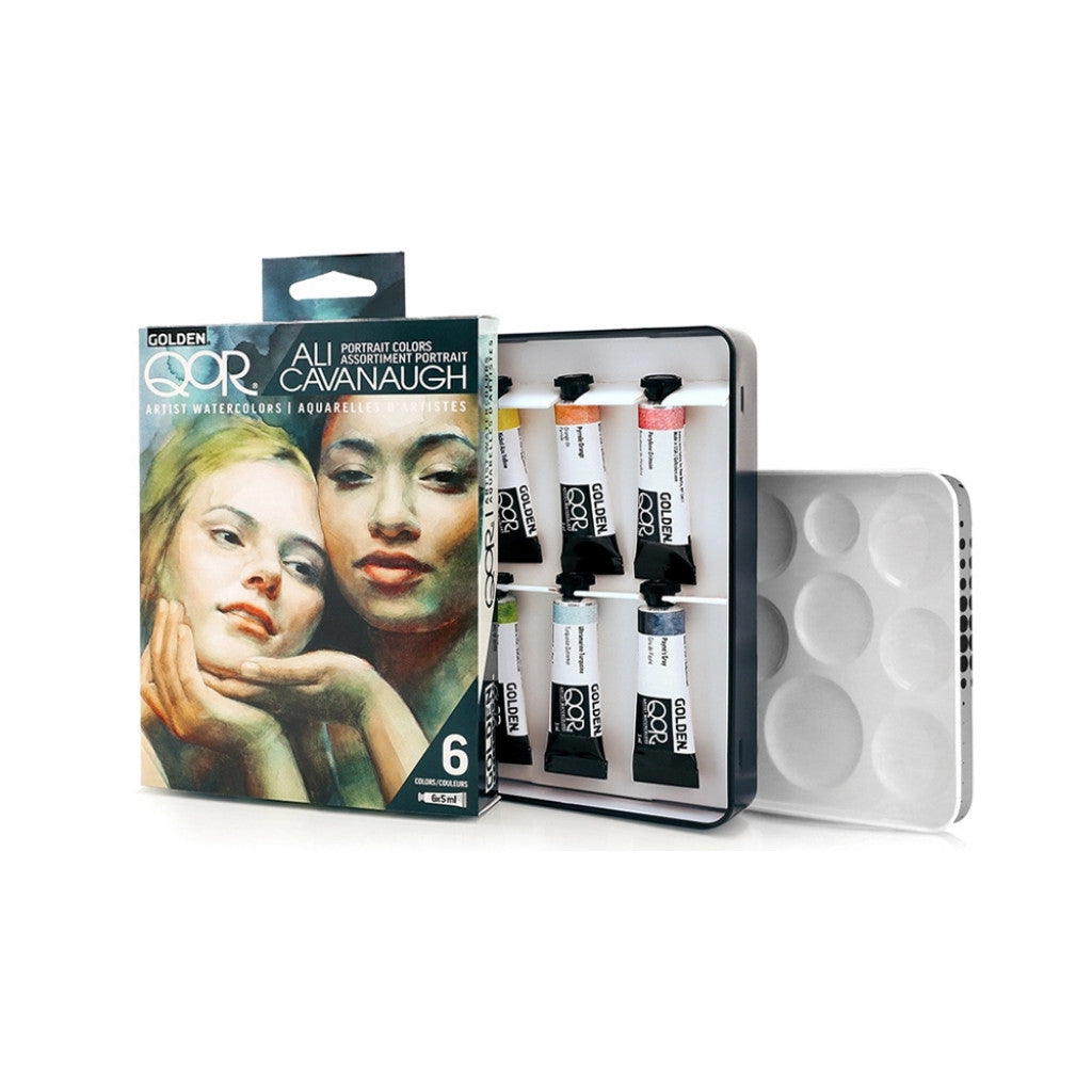 QoR 6 x 5ml - Ali Cavanaugh Portrait