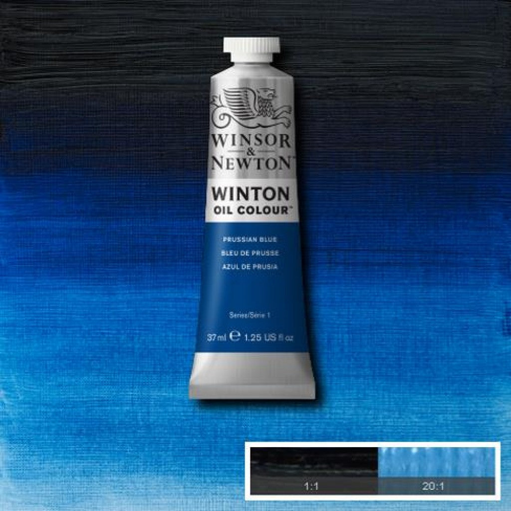 W&N - Winton Oil 37ml - 538 Prussian Blue