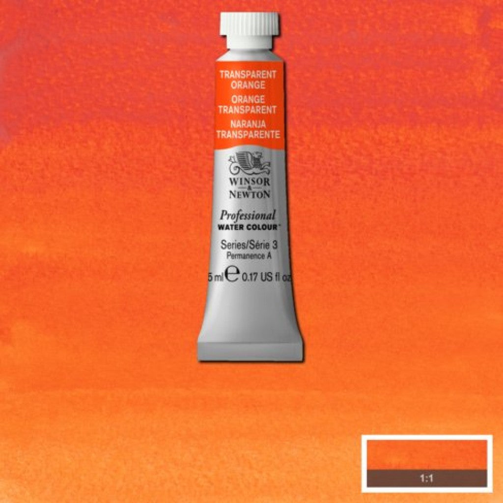W&N - Artists Water Colour 5ml - 650 Transparent Orange