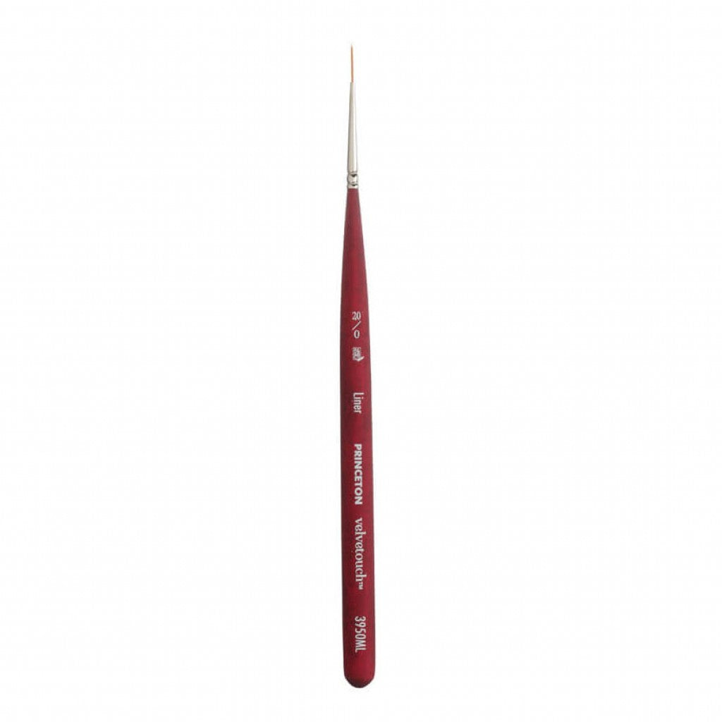 Princeton Brush Velvetouch Mixed Media Mini Brush - Liner 20/0