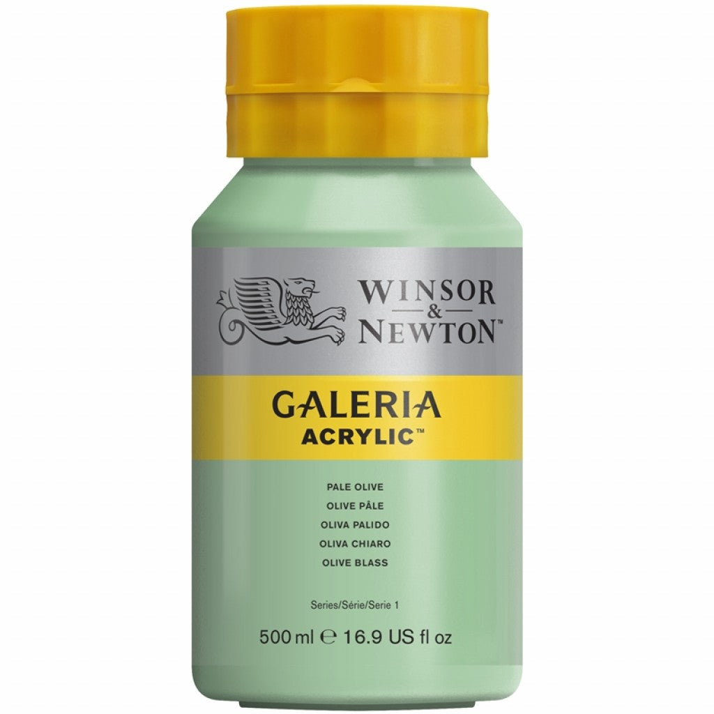 W&N - Galeria Acrylic 500ml - 435 Pale Olive