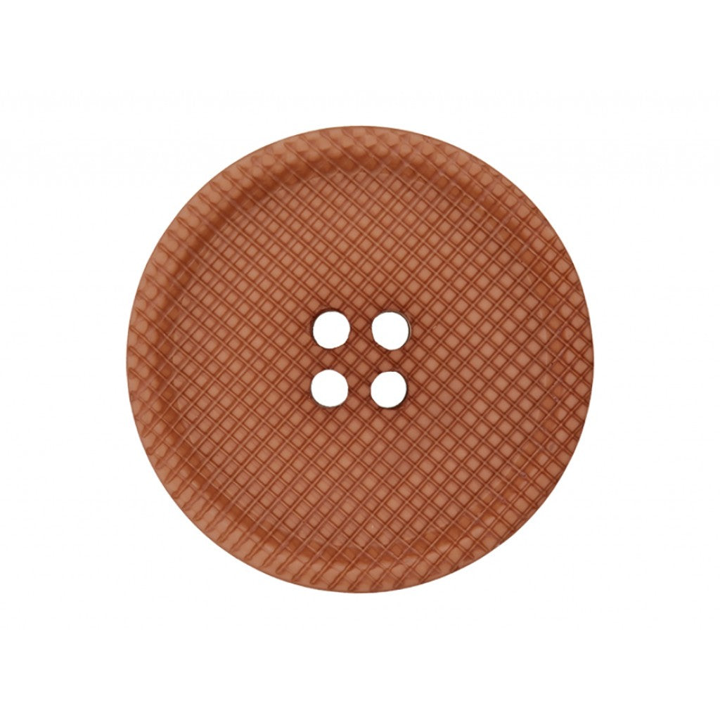 Knapp 4-hulls Ruter - 452697 - 15mm - 18 Lys Brun