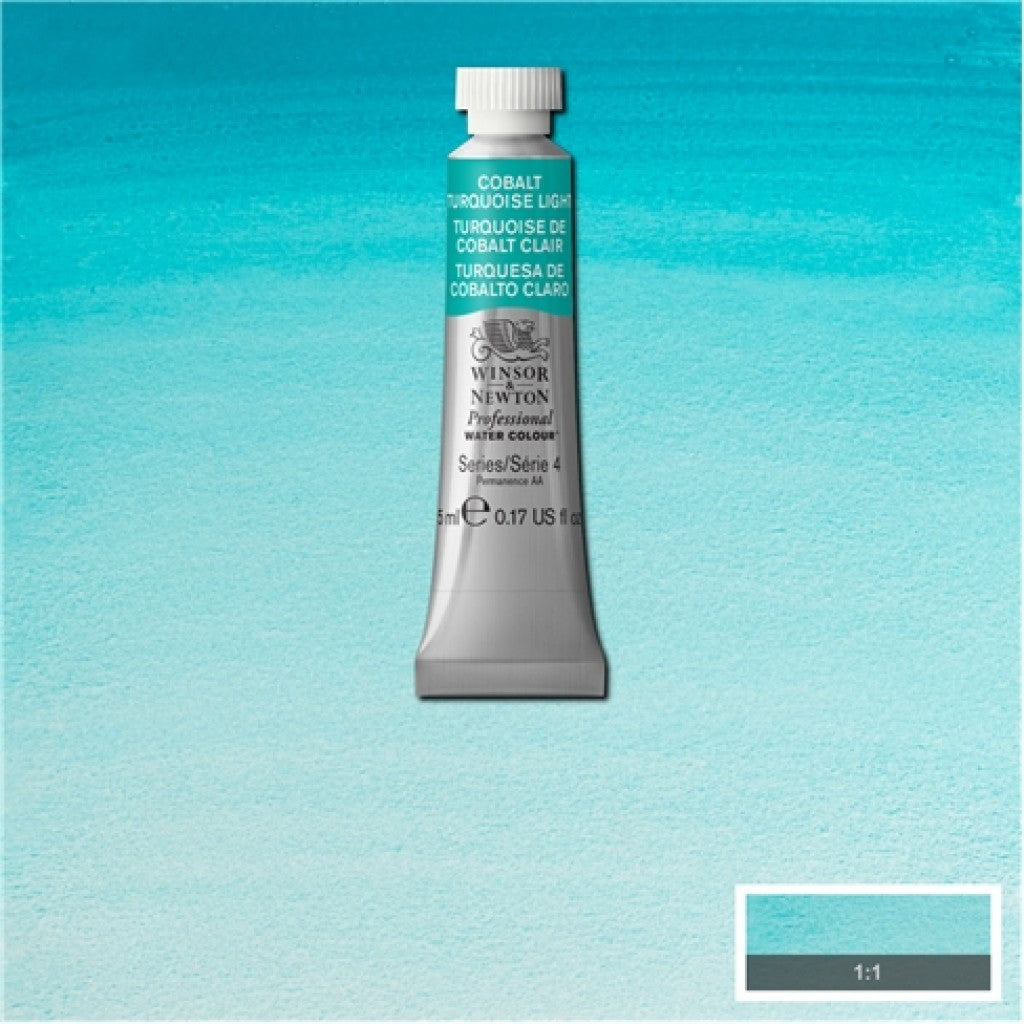 W&N - Artists Water Colour 5ml - 191 Cobalt Turquoise Light