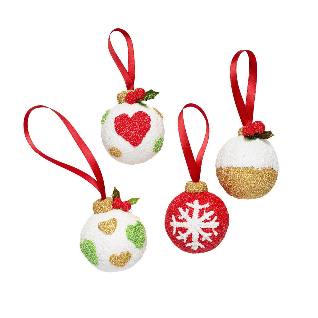 Pearly Xmas Baubles