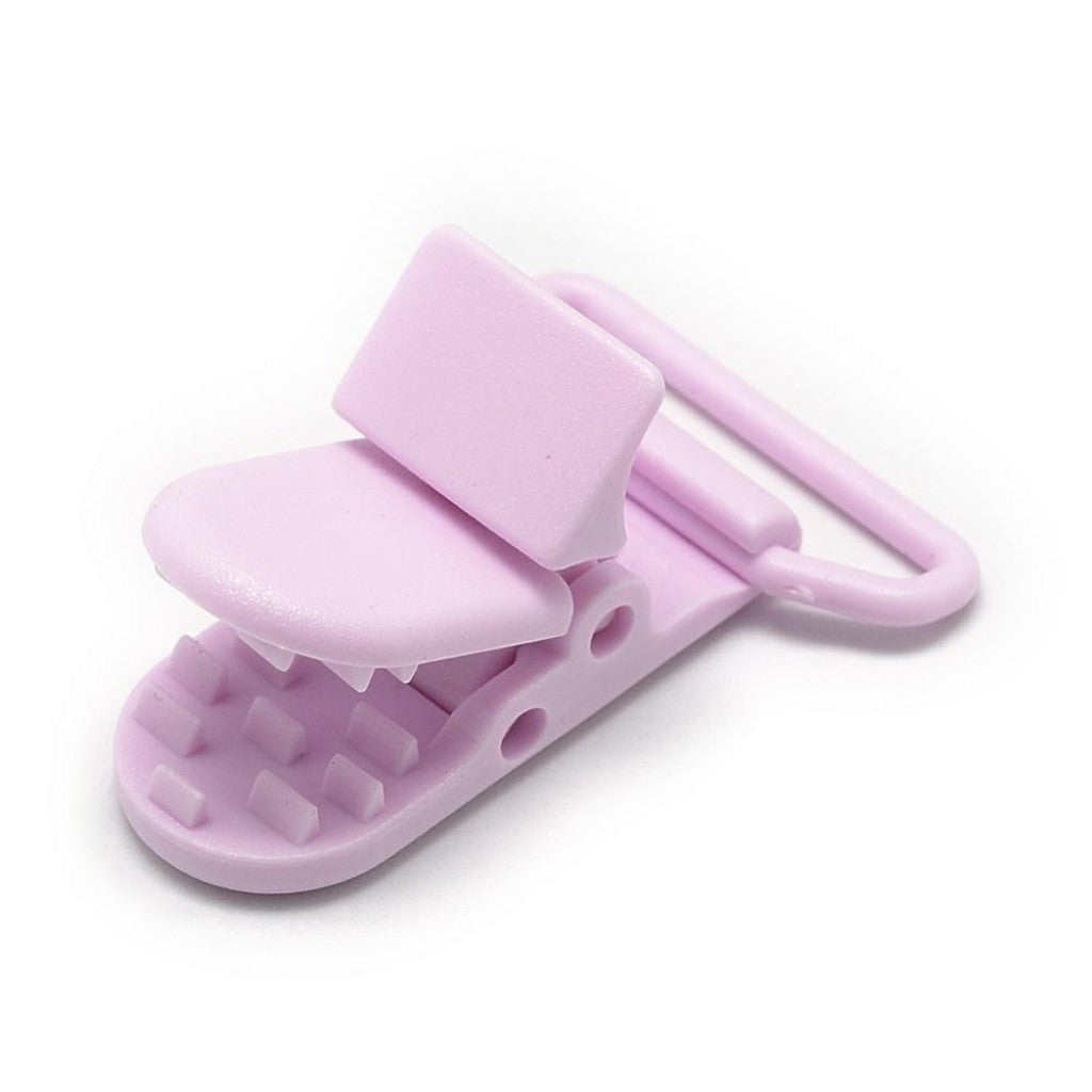 Smokkeklype til Bånd, 43x31mm - Babyrosa