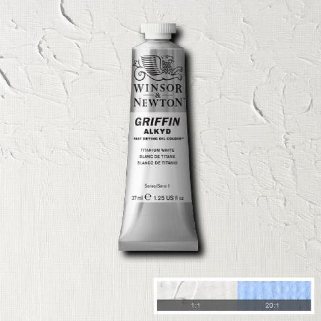 W&N - Griffin Alkyd 37ml - 644 Titanium White