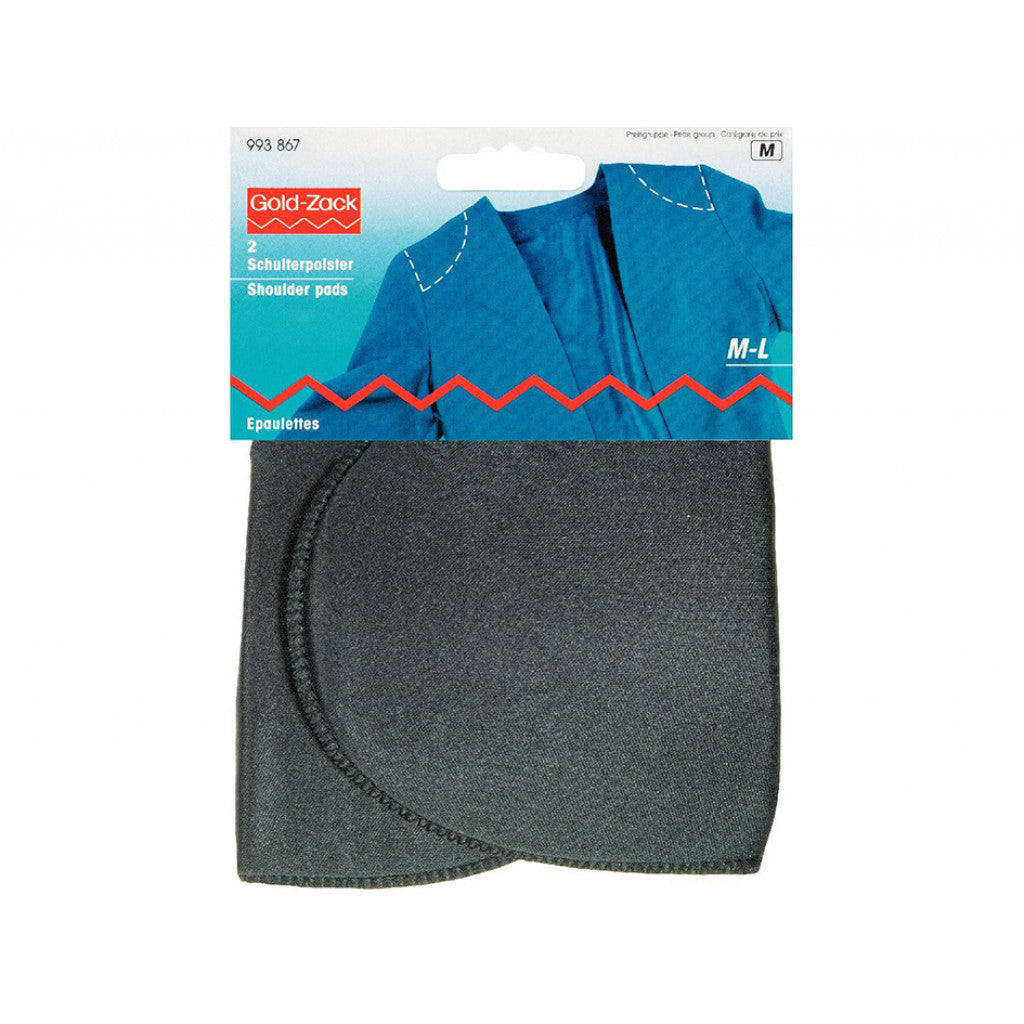 Prym Skulderpute M-L - Sort - 2stk u/feste