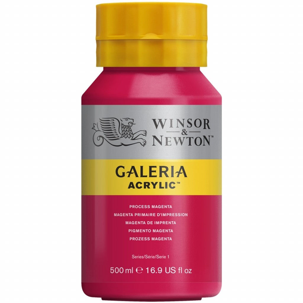 W&N - Galeria Acrylic 500ml - 533 Process Magenta