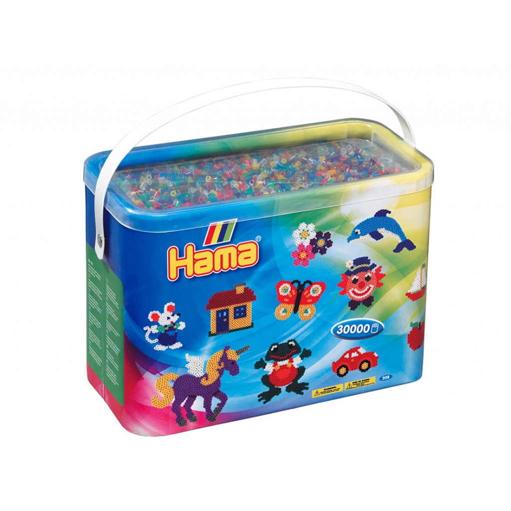 Hama Midi, 30.000stk - 53 Transparentmix