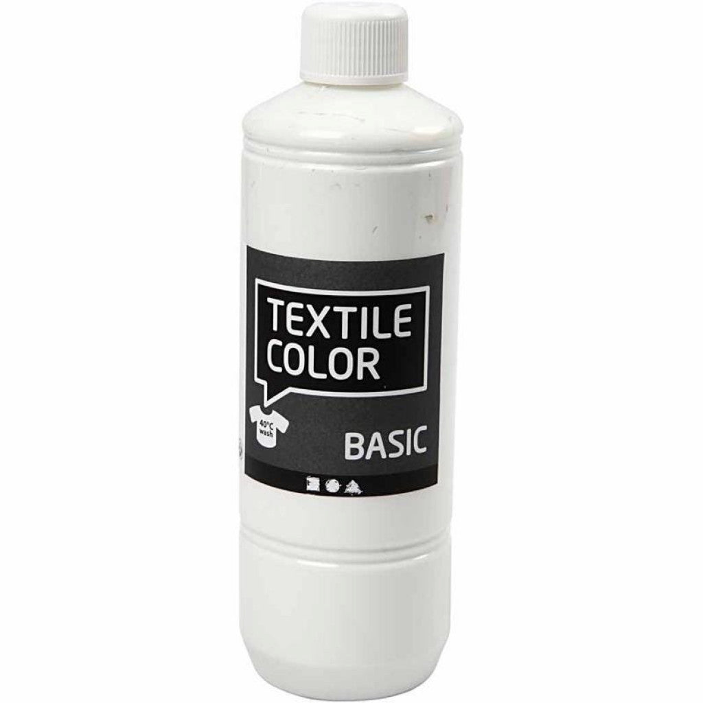 Textil Color - Hvit, 500ml