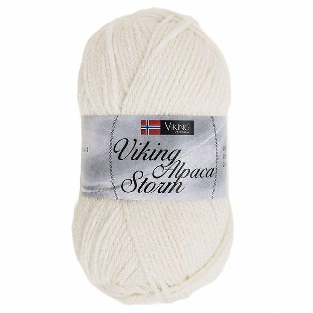 Alpaca Storm - 502 Naturhvit - HobbyHimmelen