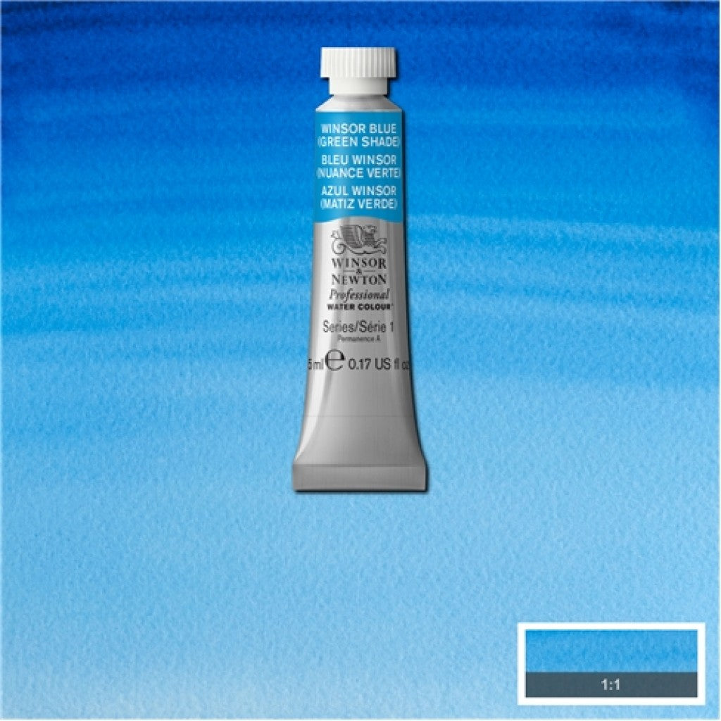 W&N - Artists Water Colour 5ml - 707 Winsor Blue(Green Shade)