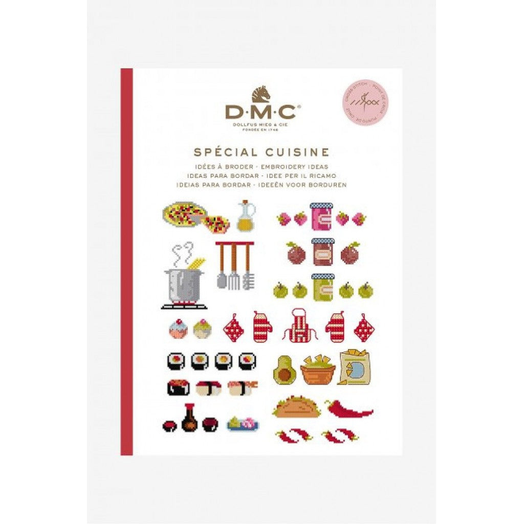DMC Mini Korsstingsbok Mønster - Cuisine