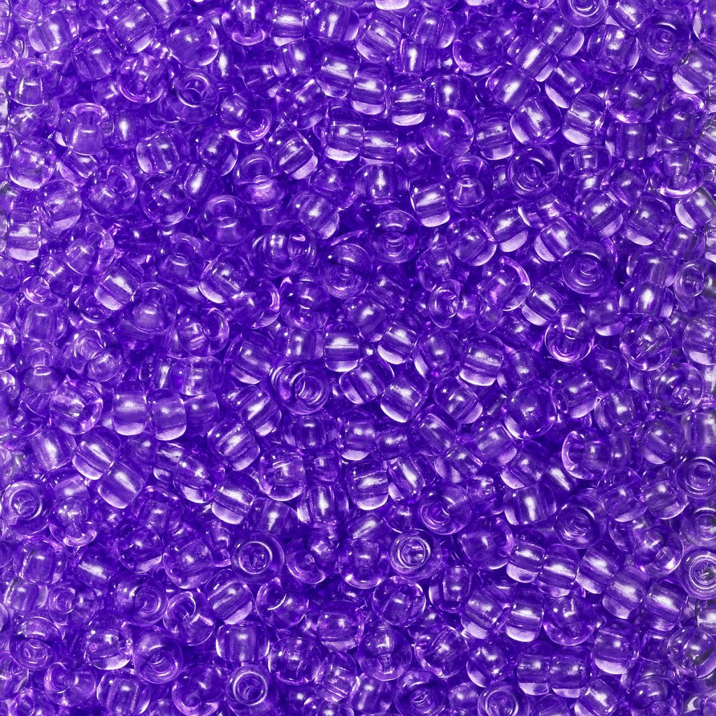 Rocaillesperle 9/0 - Lys.Lilla Transparent