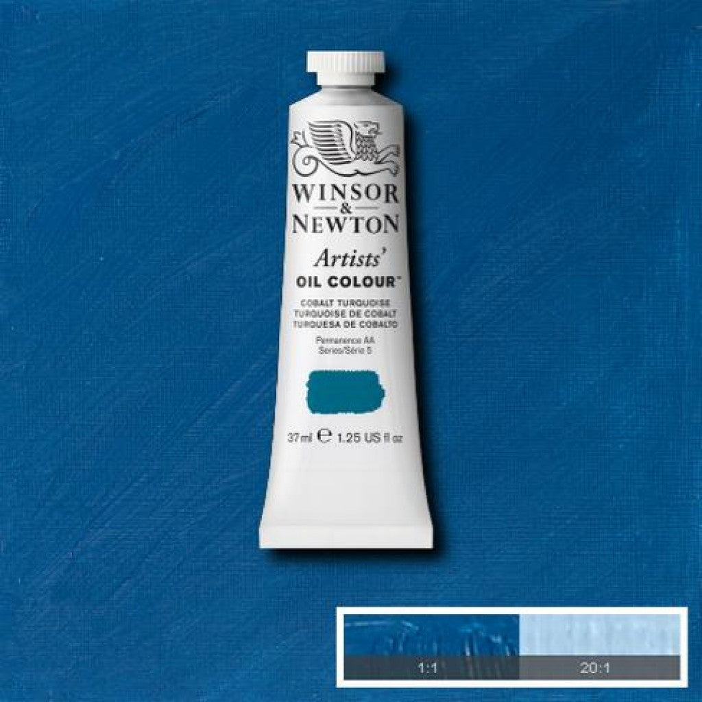 W&N - Artists Oil 37ml - 190 Cobalt Turquoise